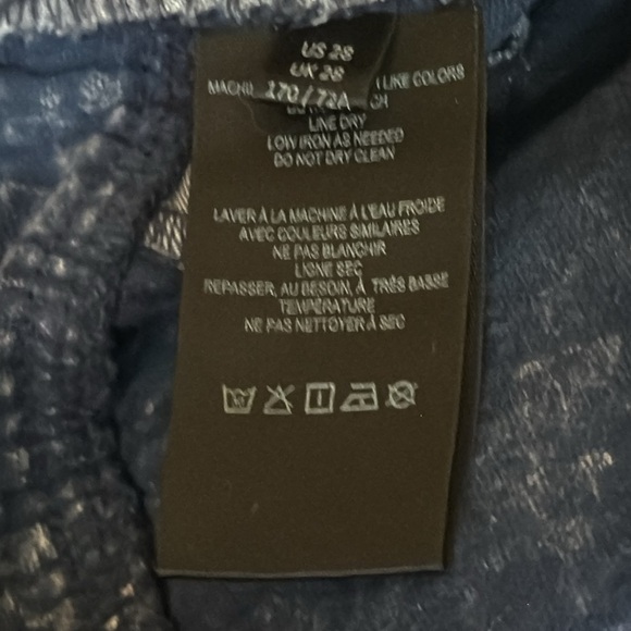 BDG Hi-Rise Baggy Blue Corduroy Pants Urban Outfitters Sz 28 - Picture 7 of 9